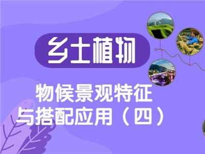 鄉(xiāng)土植物物候景觀特征與搭配應(yīng)用（四）